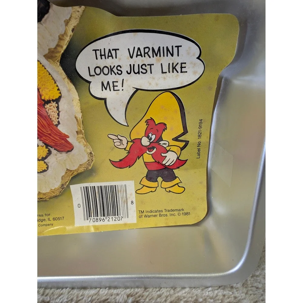 Wilton Yosemite Sam Cake Pan Vintage 1981 Looney Tunes Aluminum Mold 2105-3207
